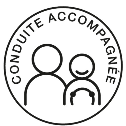 Disque adhesif conduite - adhesif, "conduite
