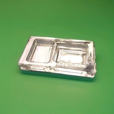 Superbe ancien cendrier marlboro en verre vintage