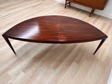 Mid Century Half Moon Table by
