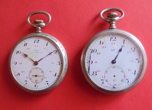 Deux montres gousset lip - deux, de