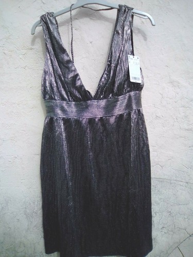 Superbe robe argenté mango - argenté,