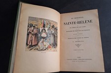 LE MEMORIAL DE SAINTE-HELENE Comte de LAS CASES 1895 240 dessins de BOMBLED