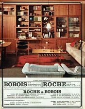 publicité Advertising 0221 1966 meubles Roche & Bobois  bibliothéque