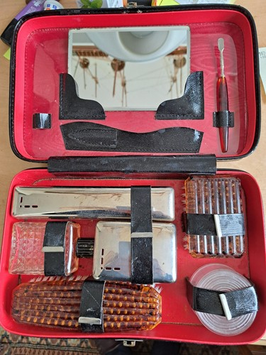Ancienne trousse toilette - ancienne, de