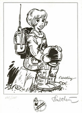 Ex-Libris Walthéry - Natacha