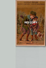 Lot de 2 Chromos Chocolat