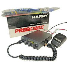 Radio CB CiBi PRESIDENT Harry (1992) 40 Canaux AM/FM Micro Antenne Survivalisme