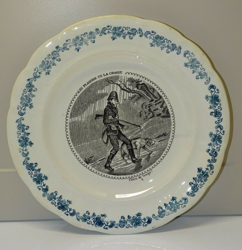 Ancienne assiette dessert - -ancienne, a