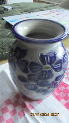 Vase grès alsace burger - grès,