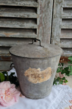 ANCIENNE PETITE LESSIVEUSE EN ZINC DINETTE ENFANT POUPEE