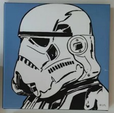 CADRE STAR WARS - STORMTROOPER / LFL, TOILE, 30 X 30 CM