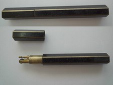 ORIGINAL BRIQUET gaz en forme de crayon gris