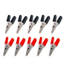 Lot de 10 pinces crocodiles en