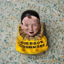 Platre Publicitaire Pierrot Gourmand Plv  Présentoir A Sucettes