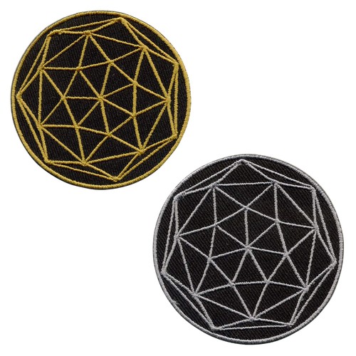 Patch ecusson dodécaèdre - ecusson,