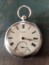 Montre Fusée John Forrest London En Argent Sterling Année 1880