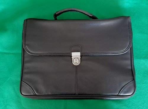 Serviette cuir noir davidt - s,
