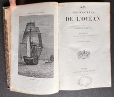 Ancien livre Les mystères de l'Océan - Arthur Mangin - Alfred Mame - 1865