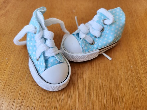 Chaussure basket bleu pois - basket,