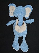Peluche doudou éléphant bleu