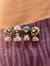 Lot de 4 santons / Fèves Calimero