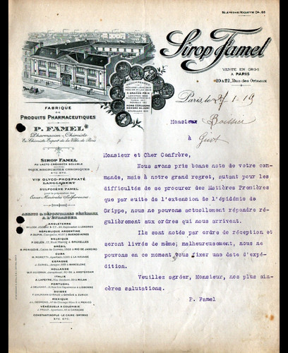 Paris usine produits - (xx°),