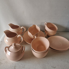 Service À Café En Porcelaine Rose Digoin Sarreguemines