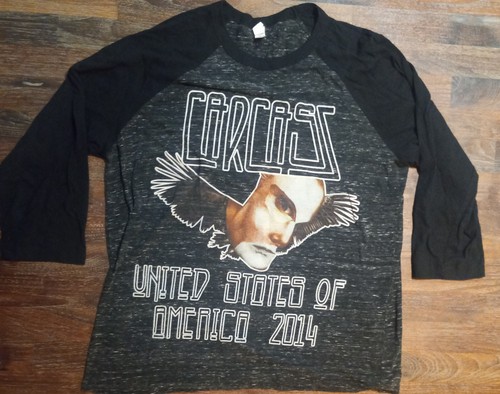 Carcass shirt large bolt - carcass, t