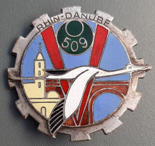 Insigne train 509 rhin et - train, gt