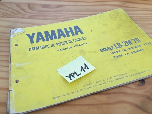 Yamaha parts list chappy - yamaha,