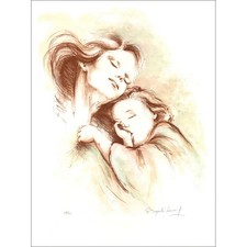 GAMME BUDGET - Lithographie originale Signée et Numérotée "Maternité" 62x45cm
