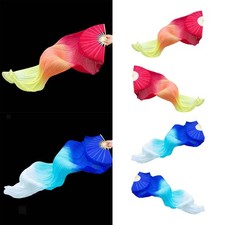 Éventail en voile de soie