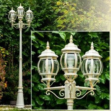 Lampadaire classique Lampe de jardin Réverbère Lampe sur pied Luminaire 147838