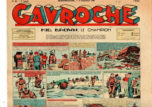 Gavroche hebdomadaire - gavroche, n°45.