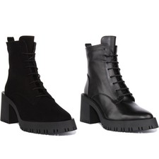 Botte À Talon Bloc Pour