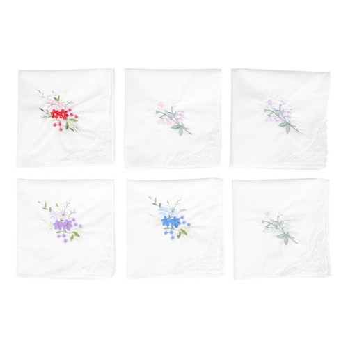 12pcs fleur broidered - fleur,