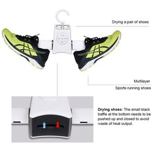 Portable électrique Vêtements Séchoir à Linge Pliant Chaussures Sèche-linge OB