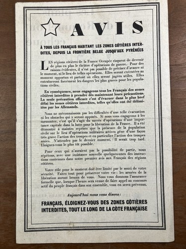 Tract résistance 1942 - tract,