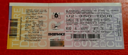 Ticket billet stub unused - billet,