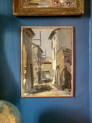 Tableau vintage ruelle de - tableau,