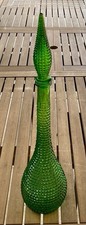 Bouteille carafe Italienne Verte Vintage