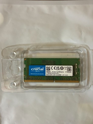 Barrette ram sodimm - 1x8gb, =