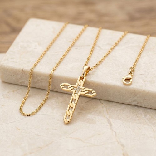 Collier pendentif croix - croix,
