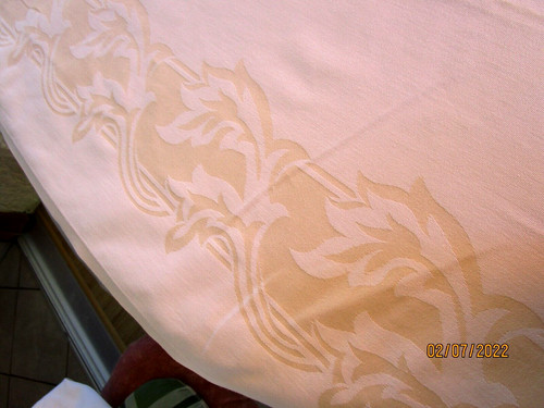 Belle nappe vintage damassé - vintage,,