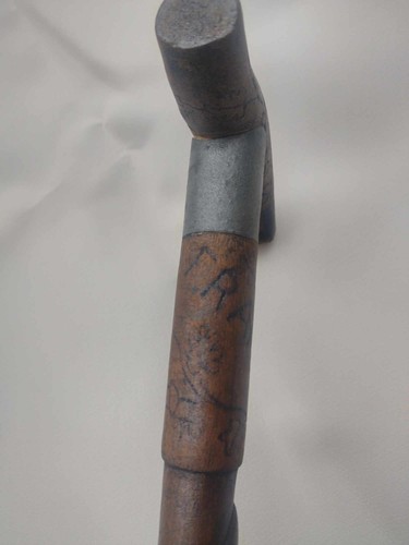 Ancienne canne bois sculpté - ancienne,