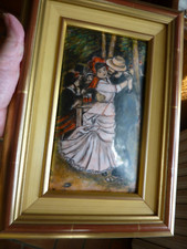 Tableau émail sur cuivre les