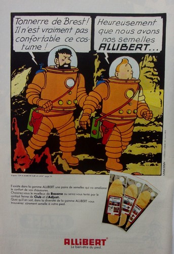 Publicité papier semelles - papier,