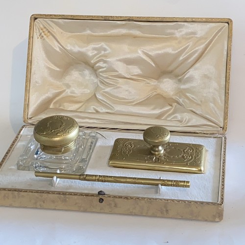 Ancien necessaire ecriture - necessaire,