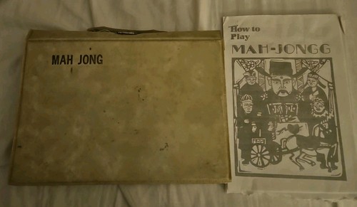 Vtg mah jong travel set - vtg,