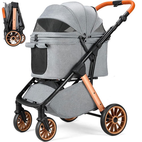 Poussette pliable pour chien
